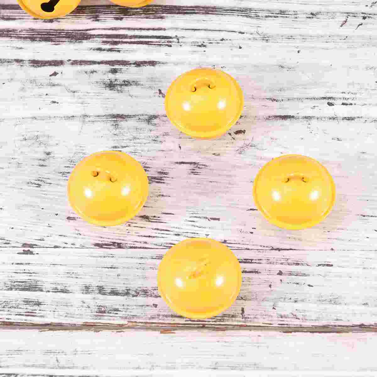 50 шт. круглые колокольчики мини-украшения кольцо металлическое рождественское