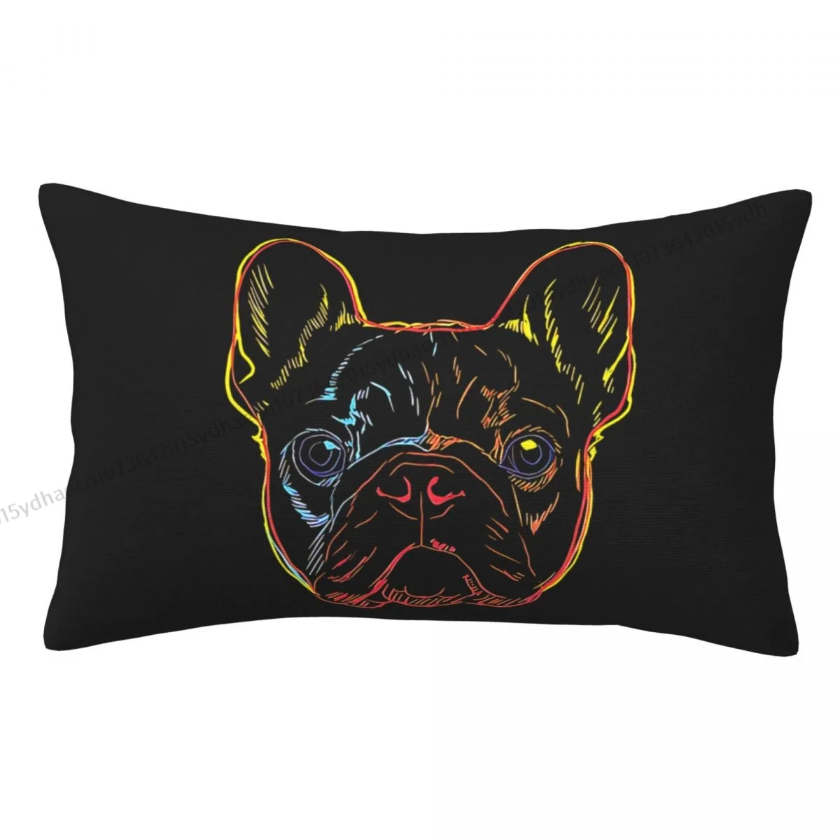 

Красочная Подушка с рисунком французского бульдога, Женская подушка для рюкзака с милыми животными, домашними животными, дышащие подушки для рюкзака