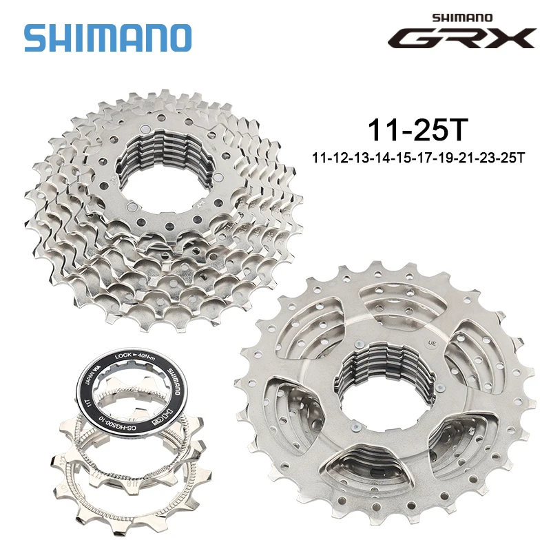 Shimano 10S Road Bike Cassette GRX CS-HG500-10 Bicycle Flywheel 10 Speed K7 11-25T 28T 10V Sprocket for  4700 4600 5700 images - 6