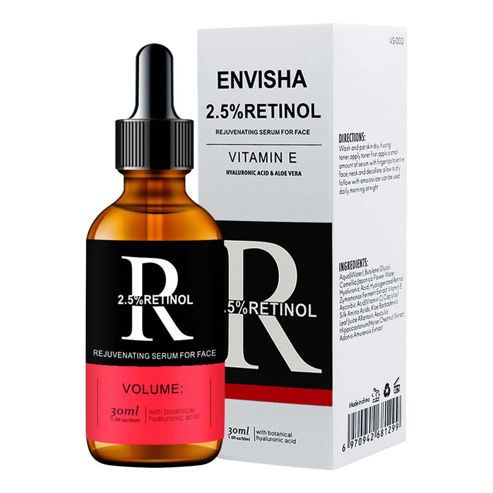 

Retinol Essence For Face Retinol Moisturizer For Face Eye Area 2.5 Retinol Essence For Face 30ml Hyaluronic Acid Skin Repair