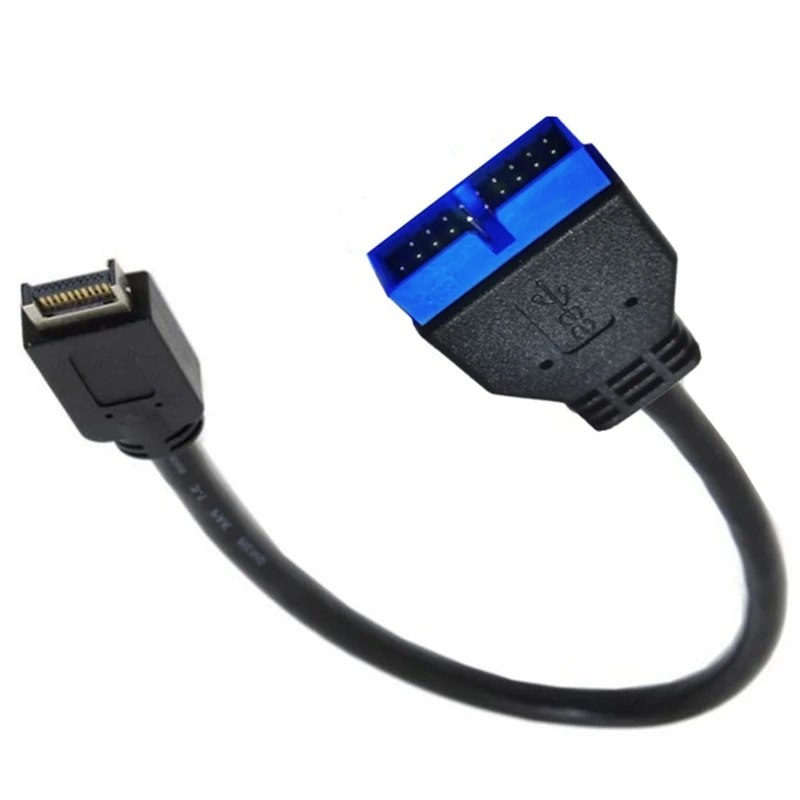 30 см новая акция-USB 3 1 передняя панель разъем для USB 0 20-контактный Удлинительный