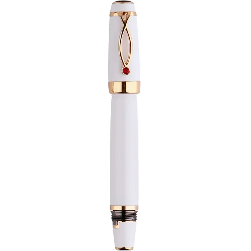Перьевая ручка Majohn X1 с выдвижными чернилами из смолы иридиевая EF 0 38 мм короткая