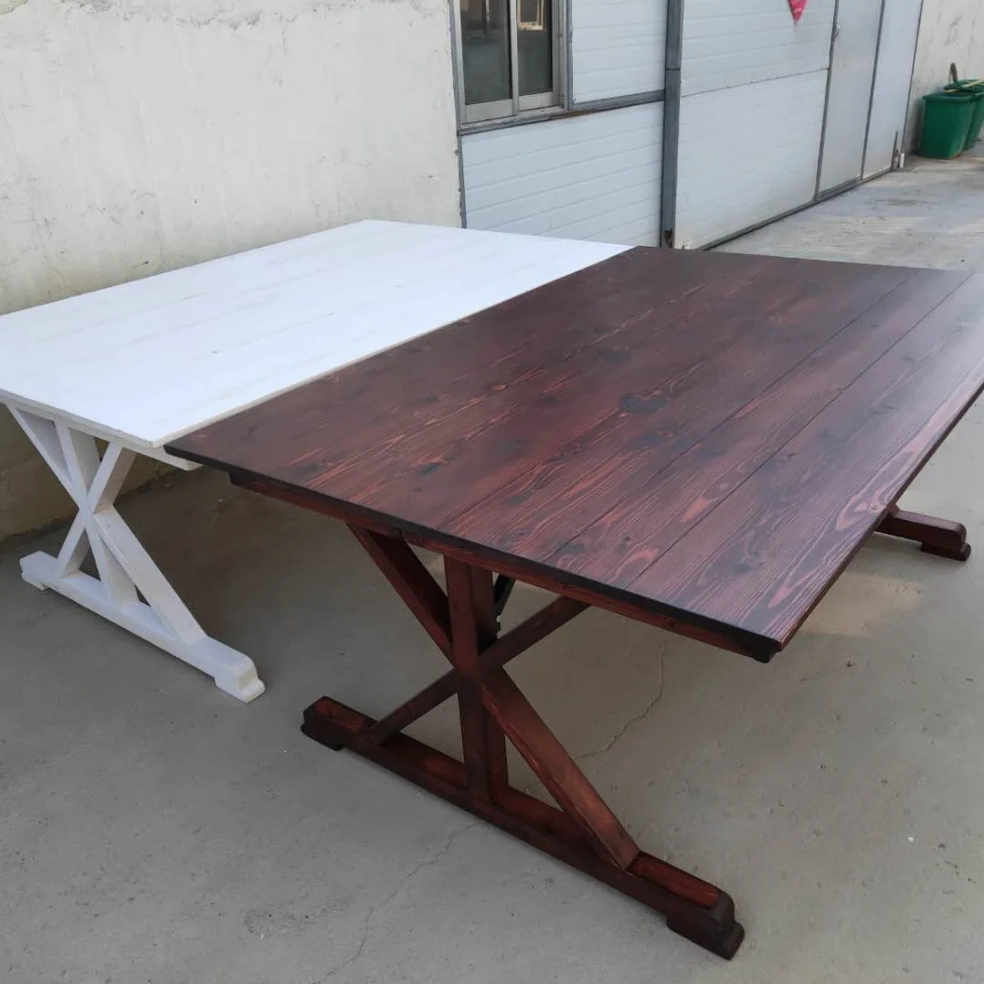 Банкетная обеденная мебель для вечеринки деревянный сад уличный складной