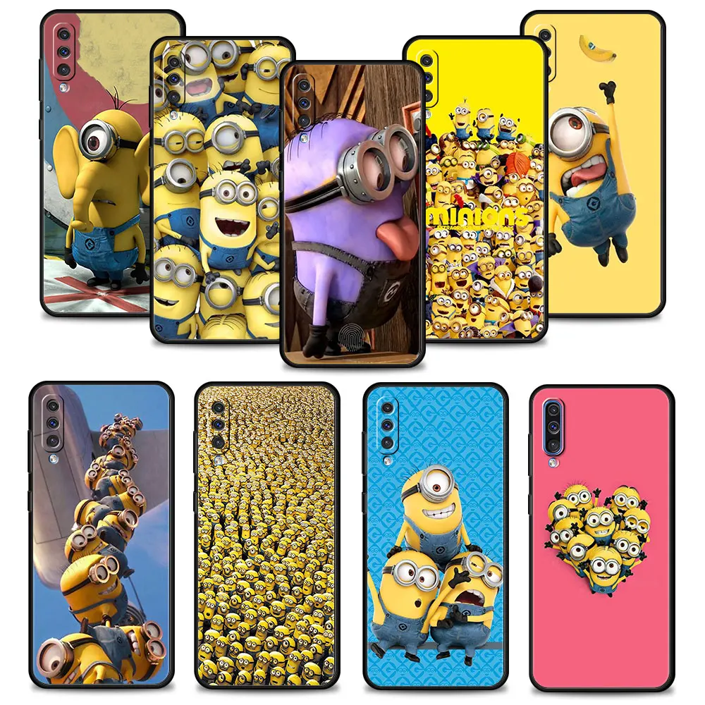 

Phone Case For Samsung Galaxy A50 A30 A40 A20e A70 A20s M52 A30s A10 M62 M31 M30s M21 M12 M01 M11 M22 Minions Friends