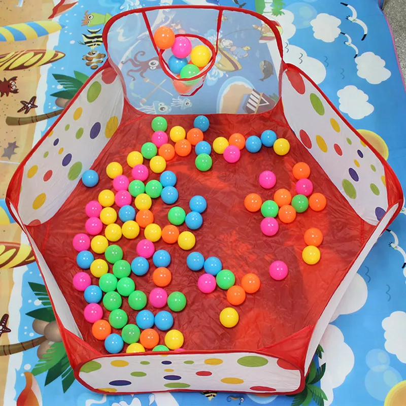

New Arrival 90cm Funny Basketball Children Kids Baby Easy Folding Toy Tent Ball Pit Playhouse Pop Up Garden Pool Hot Sale