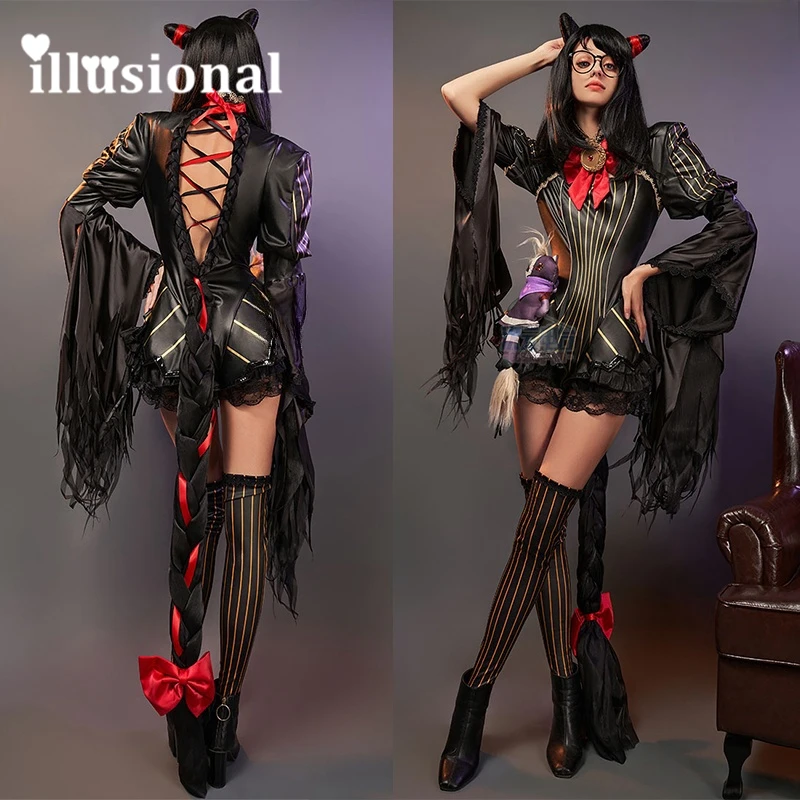 Костюм для косплея иллюзии байонетта сексуальный комбинезон платье костюмы на