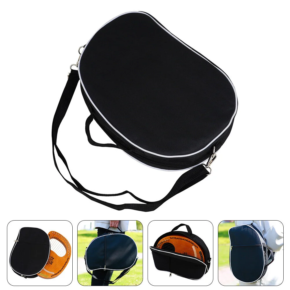 

Little Harp Mini Shoulder Bag Lyre Storage Musical Instrument Carrying Simple Practical Oxford Cloth Container Convenient
