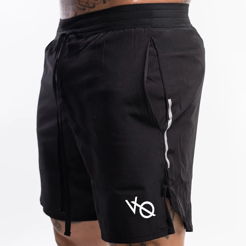 

Pantalones cortos deportivos para hombre, shorts transpirables de secado rápido para entrenamiento, musculación, Fitness, correr