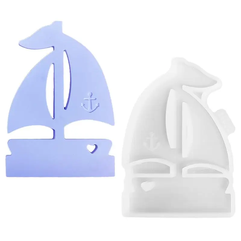Форма для мастики в виде парусной лодки силиконовая форма самостоятельного