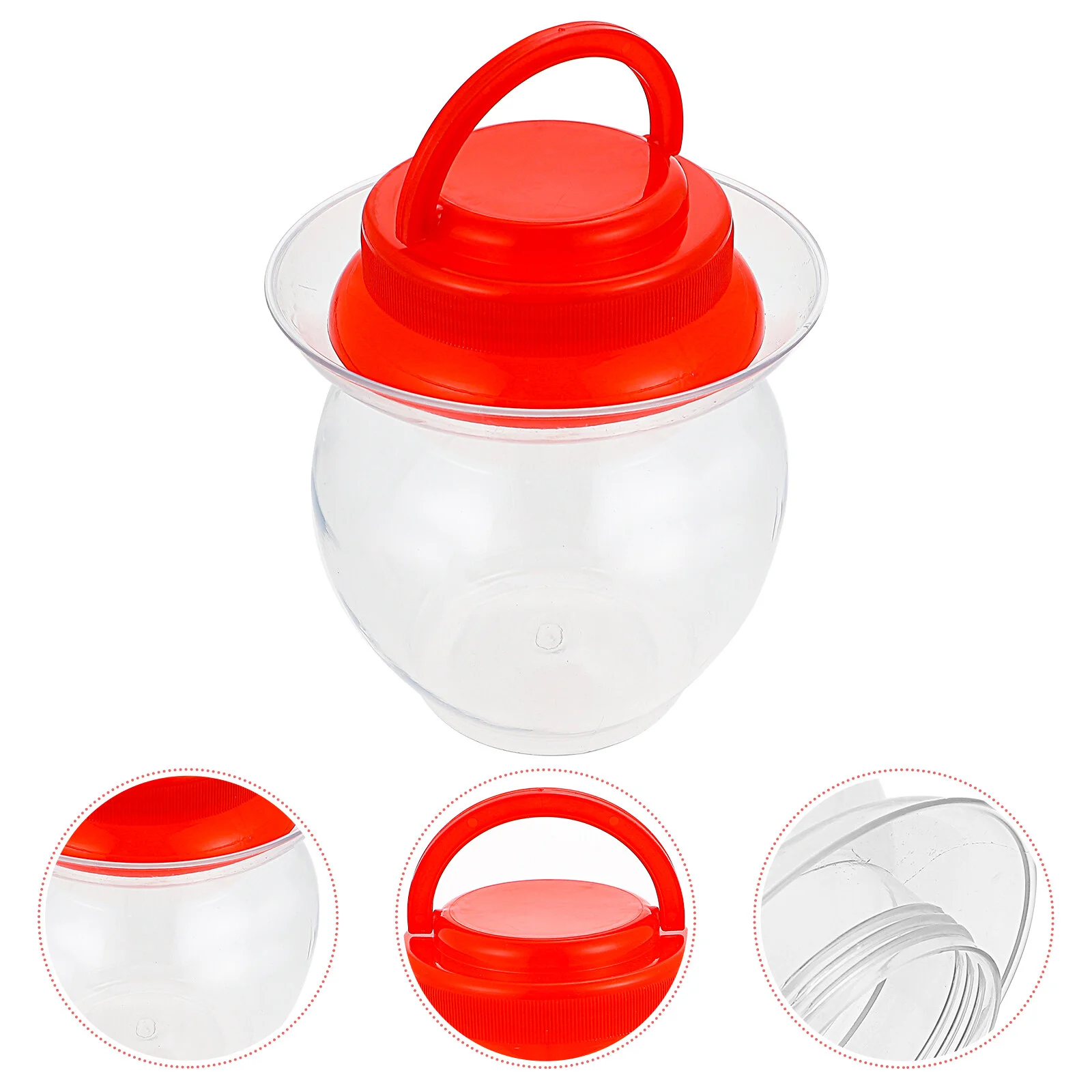 

Water Pipe Transparent Plastic Pickle Jar Kitchen Storage Container Large Capacity Food Sealed Can Ceramic Sealing