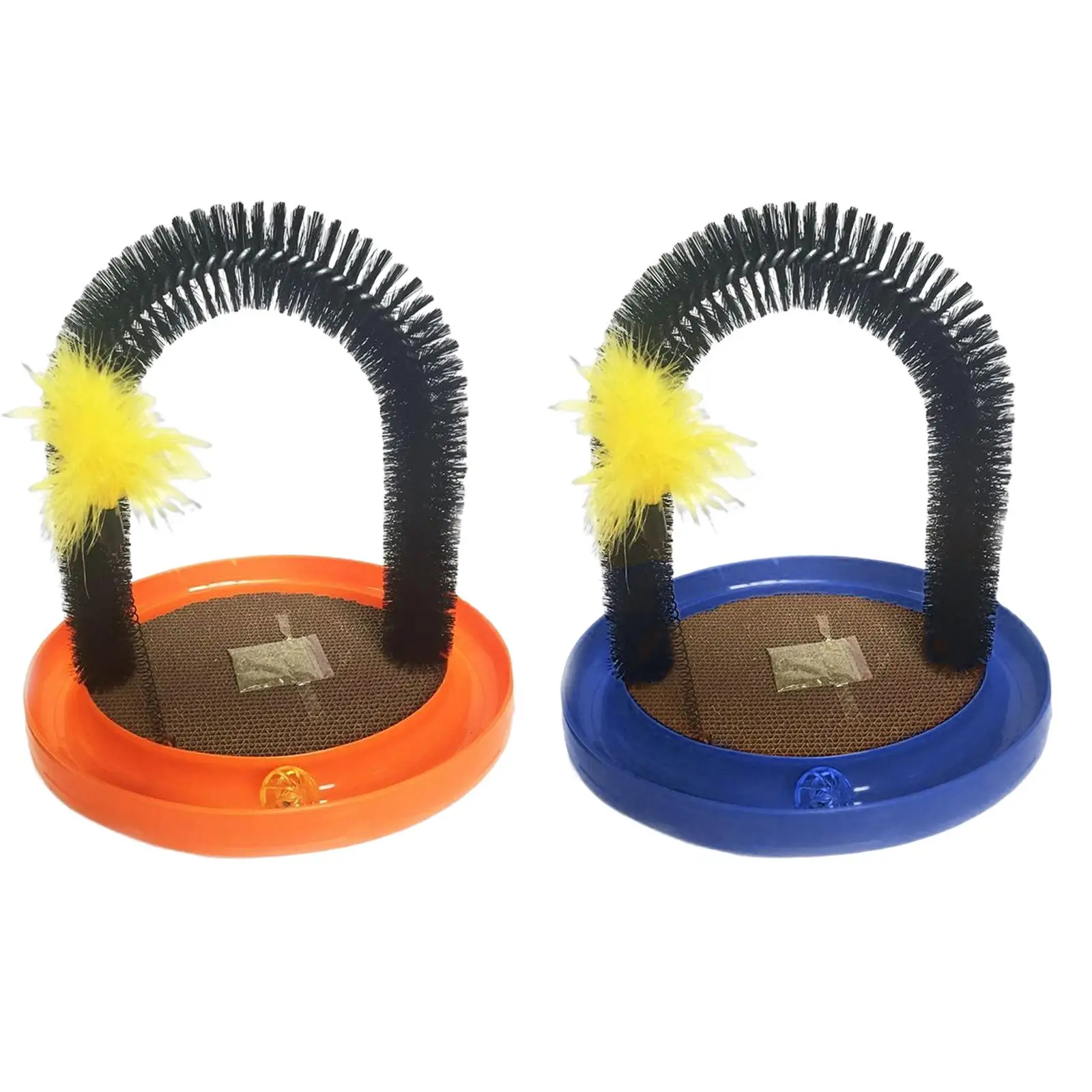 

Cat Massage Arch Brush Self Groomer Scratching Device Cat Catnip Toy Cats Massager Cat Self Grooming Comb Brush
