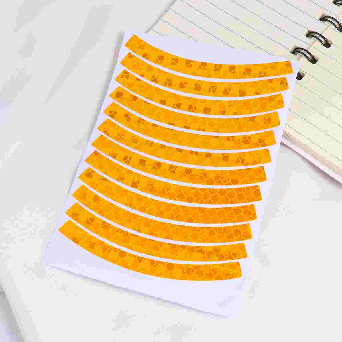 

12 шт., светоотражающие наклейки для велосипеда