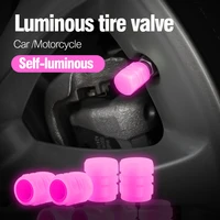 universal luminous tire valve cap car wheel hub glowing dust proof decorative tyre rim stem covers applicable motorcycle bike