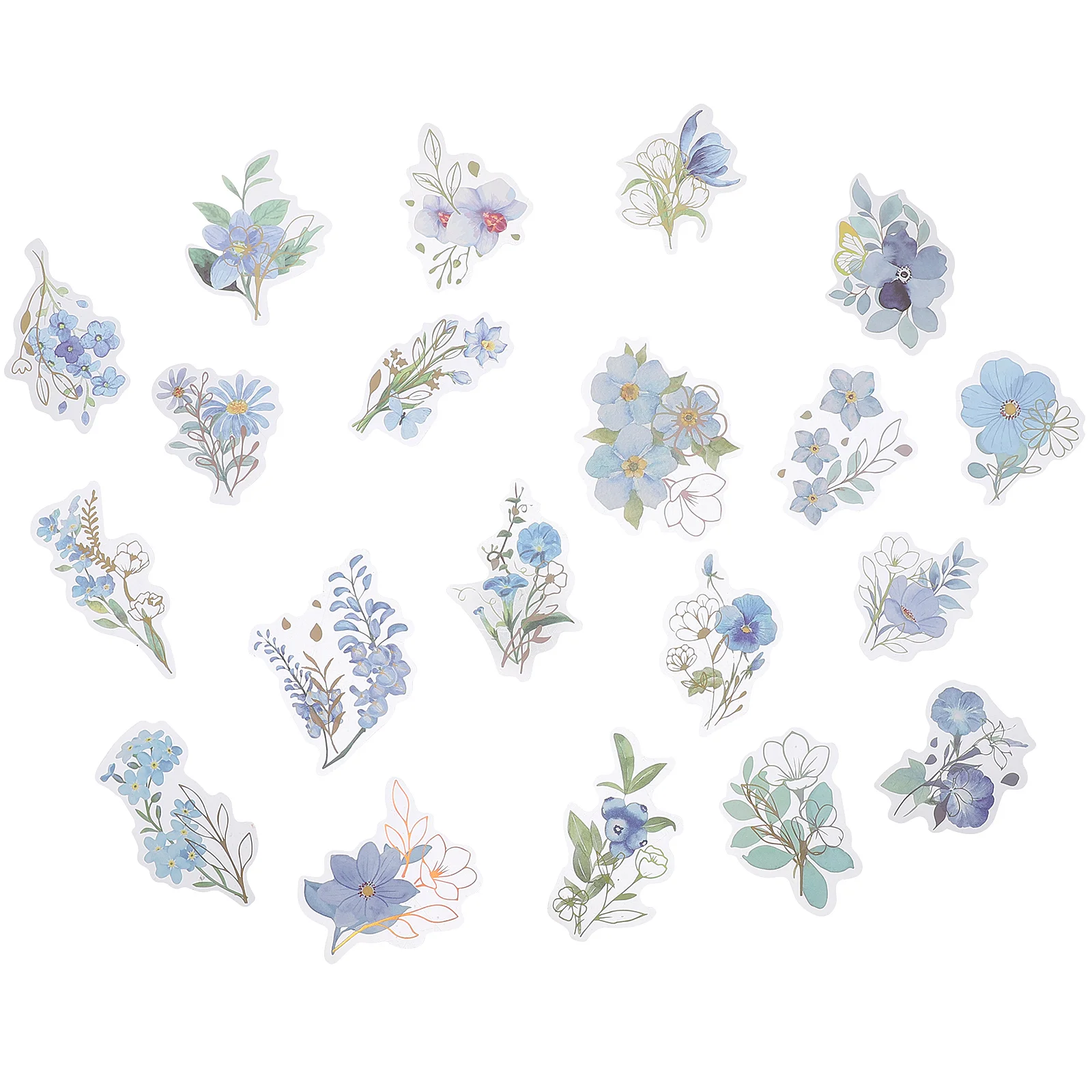 

Sticker Floral Scrapbook Decal Flowersalbum Stickers Diypet Planner Paper Flower Decals Greeting Stationery Book Sheet