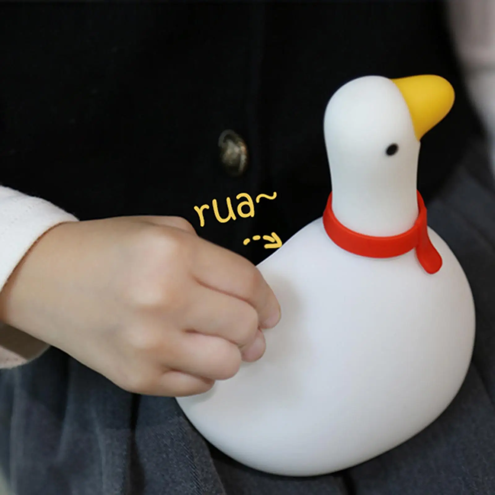 

Silicone LED Night Light Bedside Lamp USB Rechargeable Eye Protection for Toddler Home Living Room Baby Breastfeeding Office