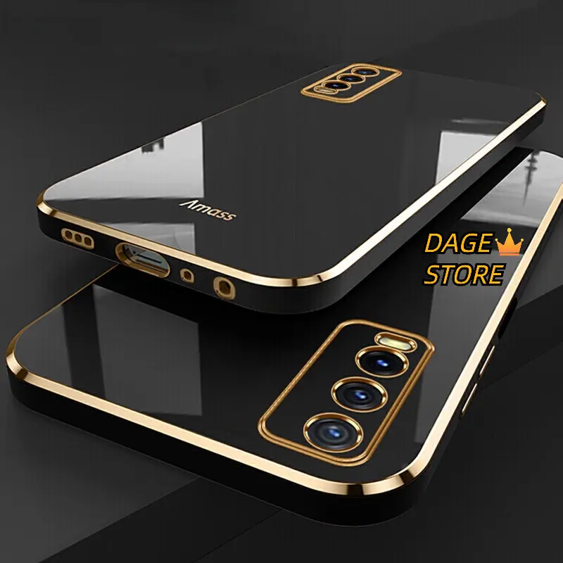 

Phone Case for Oppo A5S F11 Pro A7 A8 A9 A5 A31 2020 A72 5G A92 A11X Case Plating Soft Silicone Shockproof Back Cover