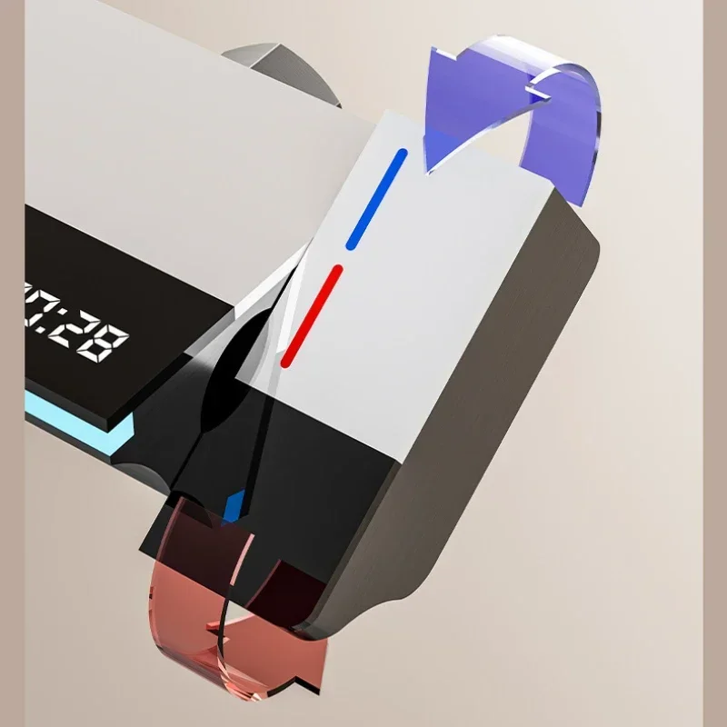 Интеллектуальный цифровой дисплей роскошный душевой набор настенный клавиш для