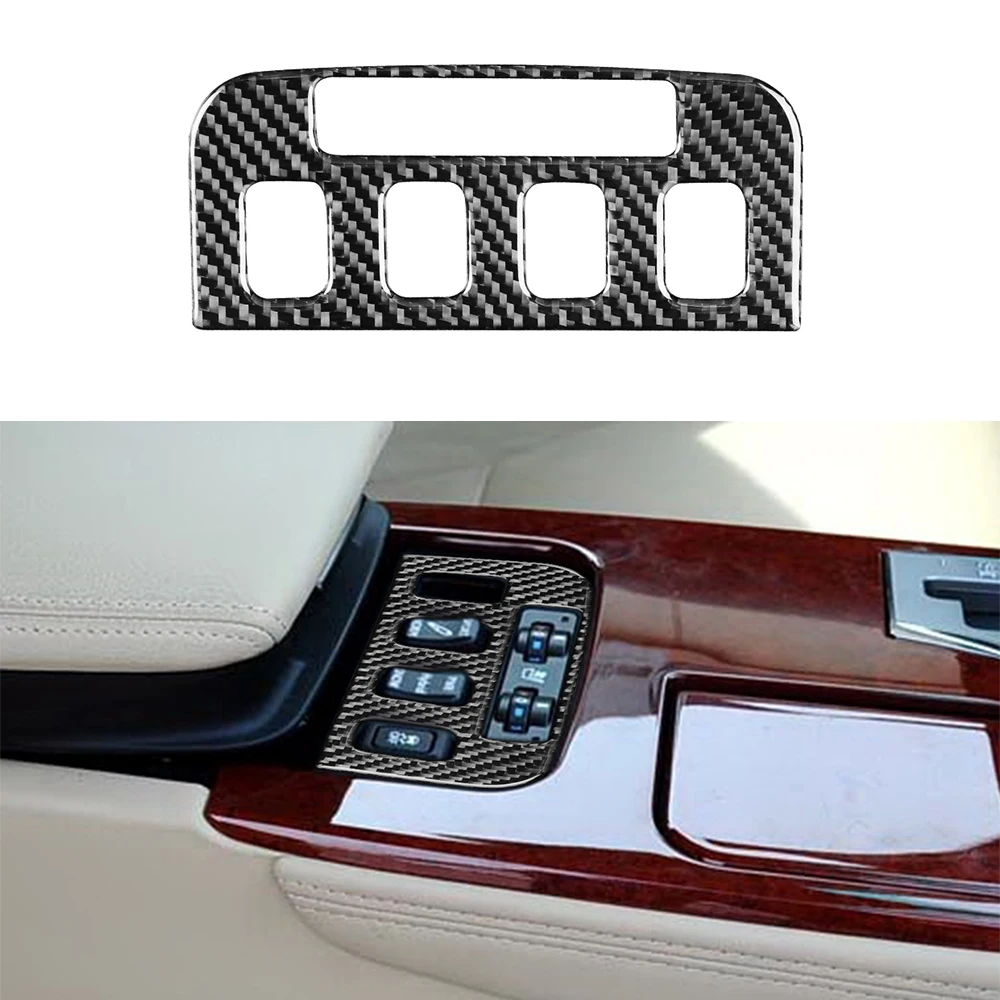 

for Lexus GS 2006 2007 2008-2011 Seat Control Panel Decoration Sticker Cover Trim Decal Car Interior Accessories Carbon Fiber
