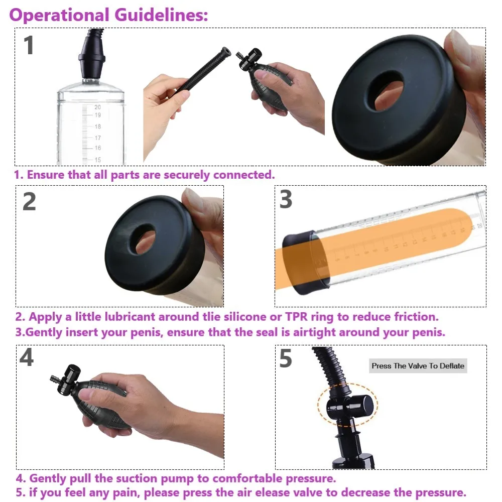 Мощный насос для пениса увеличитель секс-игрушки ручной вакуумный сексуальный