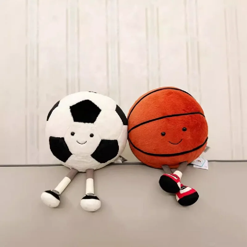 Веселые спортивные куклы с мячом Jellycat плюшевые игрушки популярные праздничные