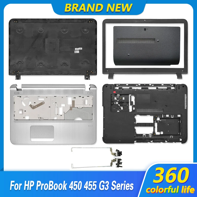 

NEW Laptop Top Case For HP ProBook 450 G3 455 G3 LCD Back Cover/Front Bezel/Hinges Cover/Palmrest/Bottom Case/Bottom Door Cover
