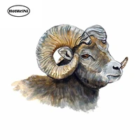 13cm x 9 9cm funny car stickers for big horn sheep bumper trunk laptop diy motorcycle car decals occlusion scratch