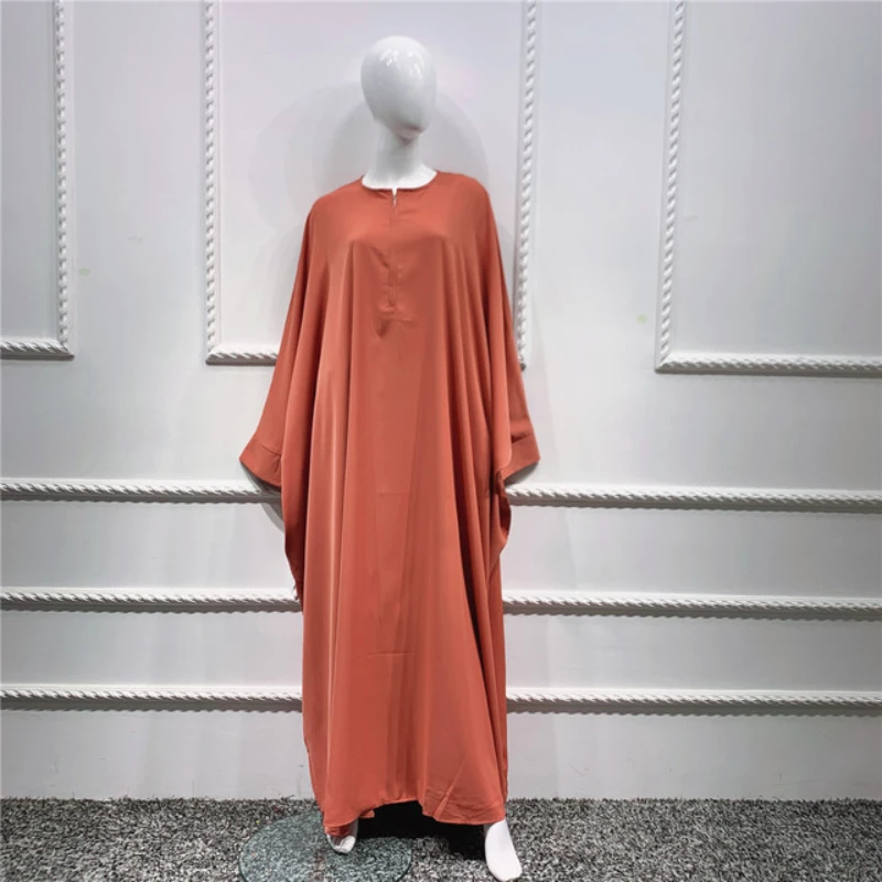 Abaya Dubai Fashion Silky Muslim Abayas Islam Dress Lace Abayas Women Vestidos Robe Longue Vetement Femme Musulman De Mode