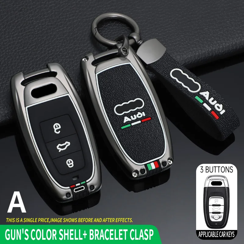 

Car Remote Smart Key Cover Case Shell For Audi A1 A3 A4 A5 A6 A7 A8 Quattro Q3 Q5 Q7 S4 S5 S6 S7 S8 TT 2009-2015 Car Accessories