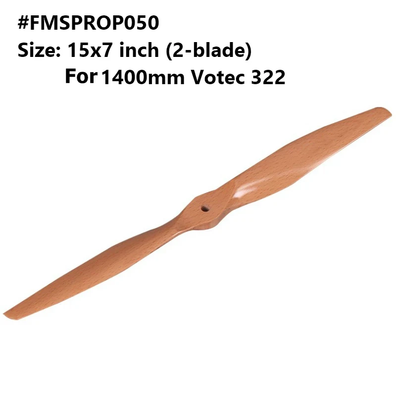 FMSRC 1400 мм Votec 322 F3A Пропеллер деревянный 15x7 дюймов 2 лопасти PROP050 RC Самолет Модель хобби Самолет Avion Запасные части (art.: 3920ca838f7bf) - 3920ca838f7bf