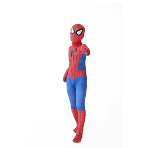 Костюм Супергероя человека-паука для мальчиков и девочек, комплект костюмов в 3D стиле, боди для косплея на Хэллоуин и Рождество, 12 моделей s