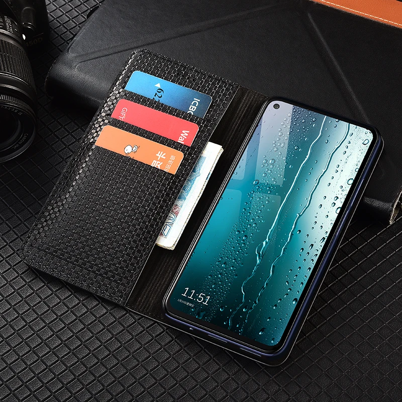

Business Style Wallet Genuine Leather Case for ZTE Axon 30 0 5G Extreme 11 SE 10s 40 Ultra Pro Play V40 Vita Flip Cover Cases