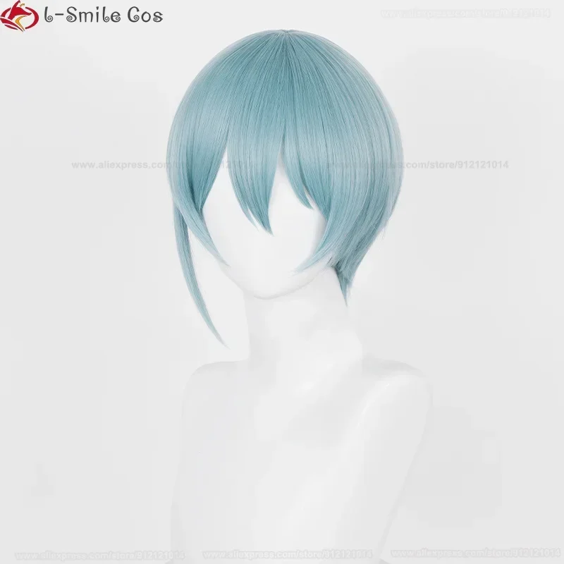 Высокое качество аниме Blue Lock Hiori Yo косплей парик 28 см светло-голубой йо