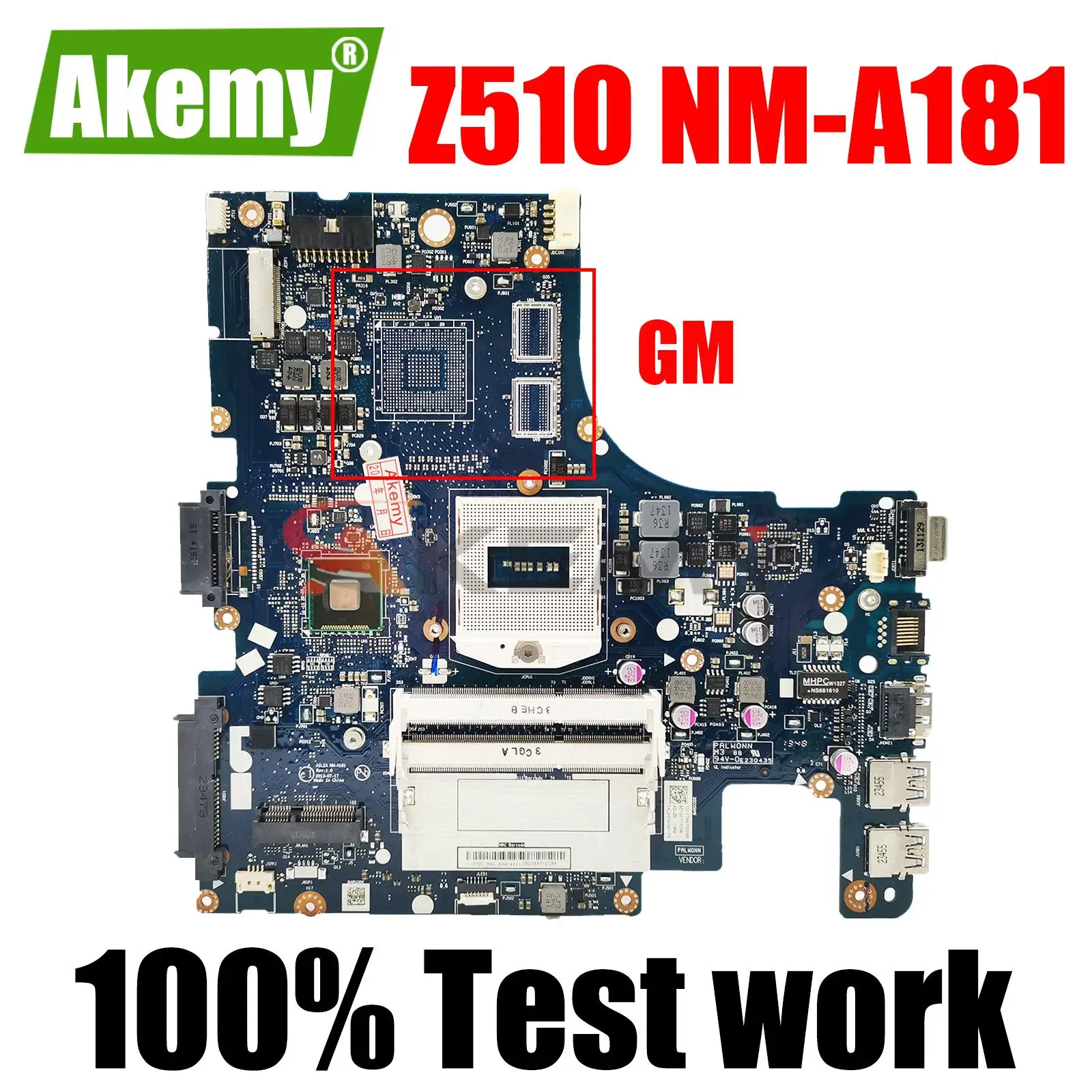 Материнская плата для ноутбука LENOVO Ideapad Z510, материнская плата SR17E HM87 AILZA NM-A181 90004476 tesed DDR3