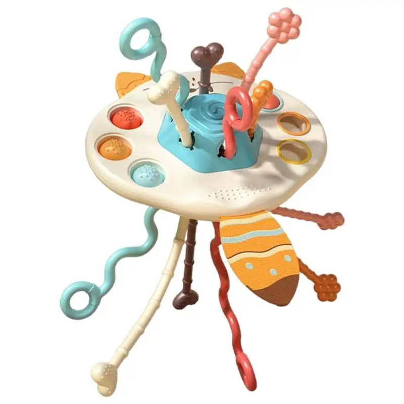 

Develop Teething Toy Montessori Sensory Toys Baby Toy 1 2 3 Years Shaped Pull String Educational Toys For Babies 0 12 Months