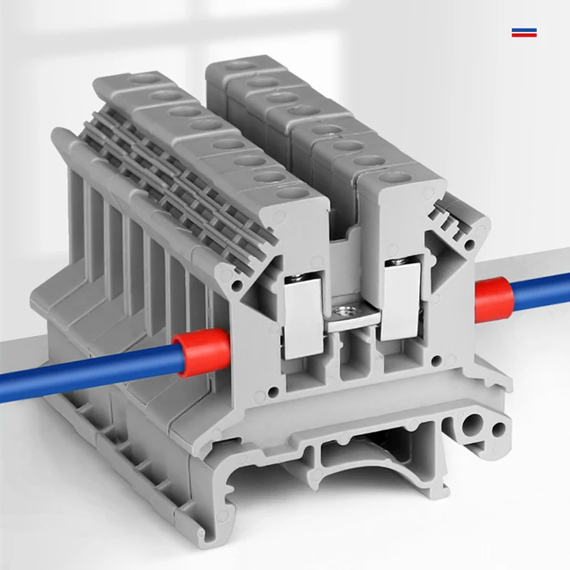 

10 шт., соединитель кабеля UK 2,5, винтовое соединение 2.5B, электрический терминал Electr, мм², проводной электрический соединитель, Клеммная колодк...