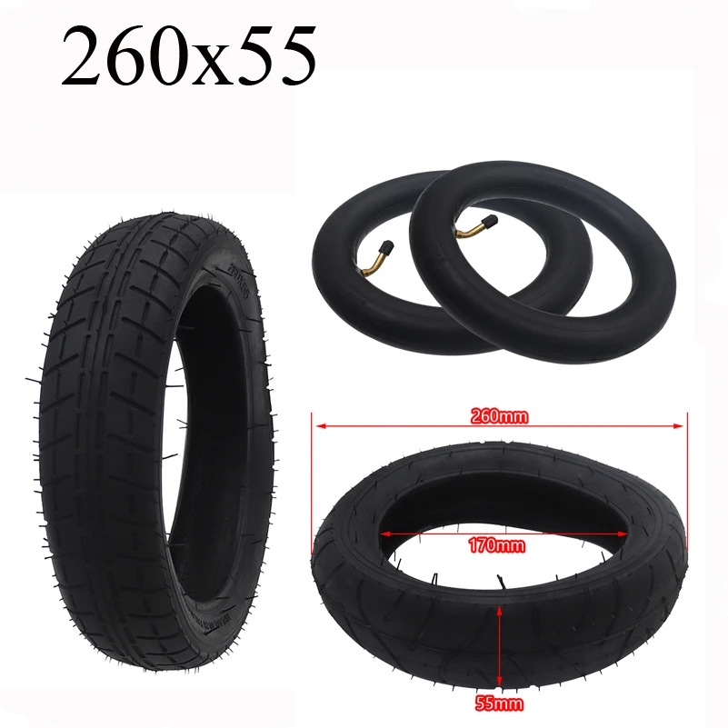 

260x55 Tyre&inner Tube Fits Children Tricycle, Baby Trolley, Folding Baby Cart, Electric Scooter, Children's Bicycle