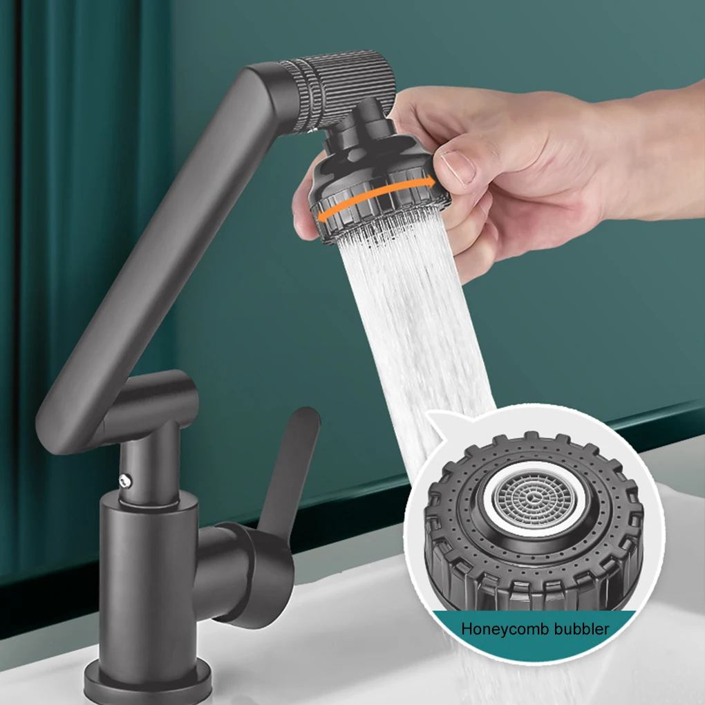 Смеситель для раковины из нержавеющей стали с поворотным кронштейном