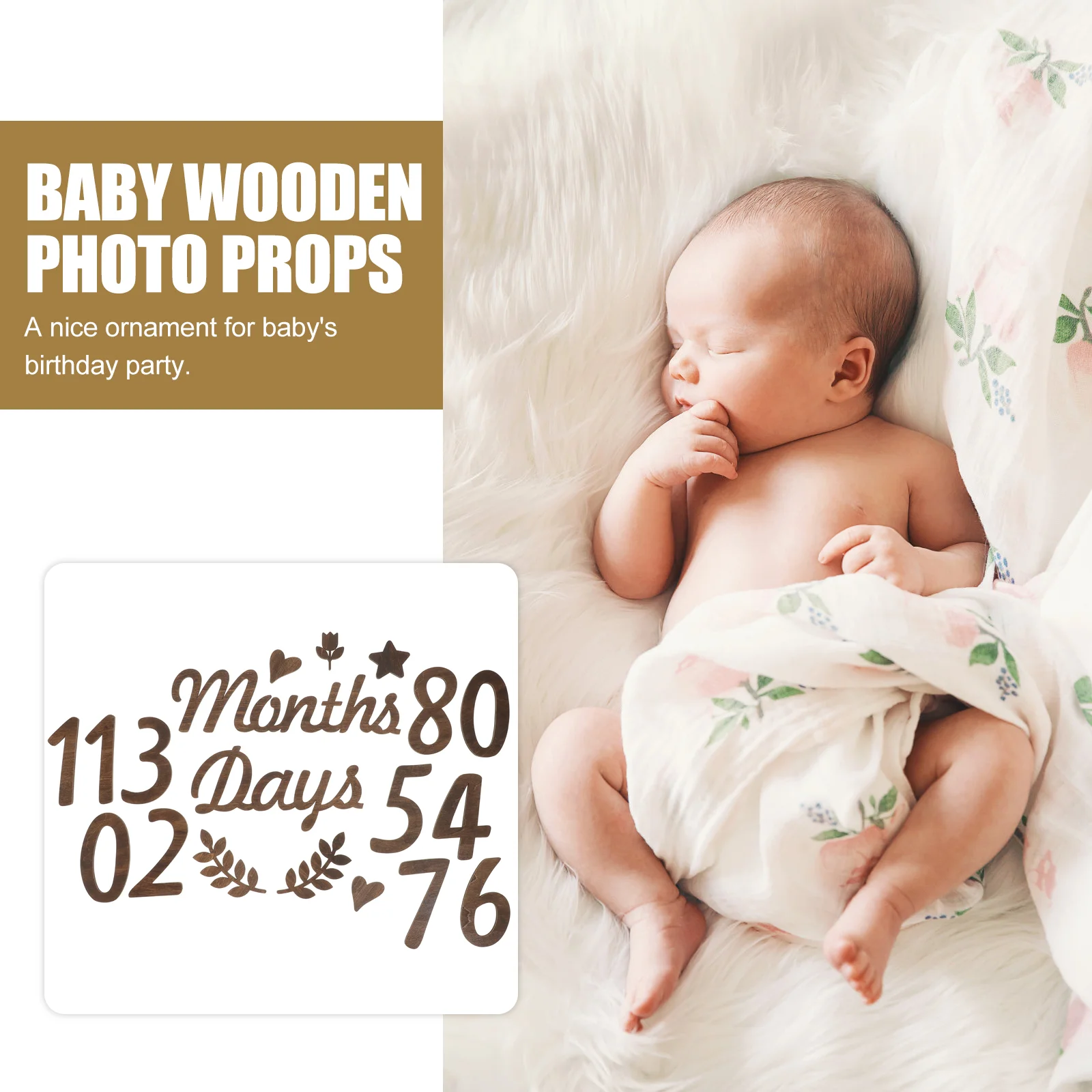 Деревянная тарелка на месяц детские вехи цифры эмблемы детский знак подарок для