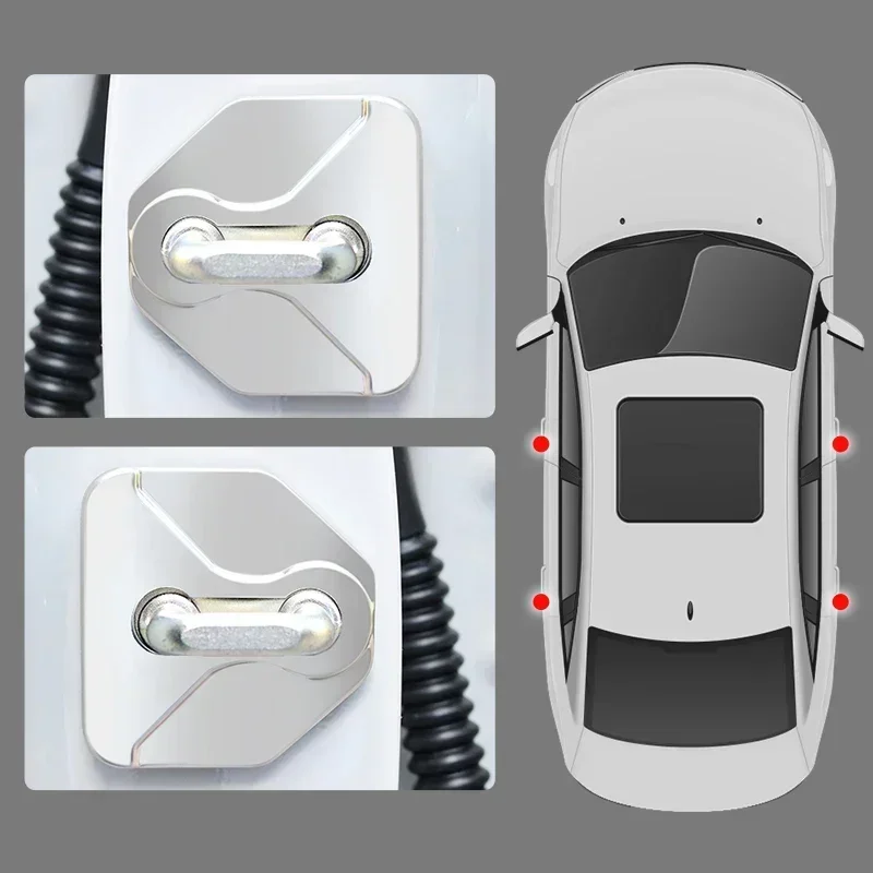 4 шт. аксессуары для Subaru impresti ZA Liberty Forester Outback Legacy защитный чехол с замком стайлинга