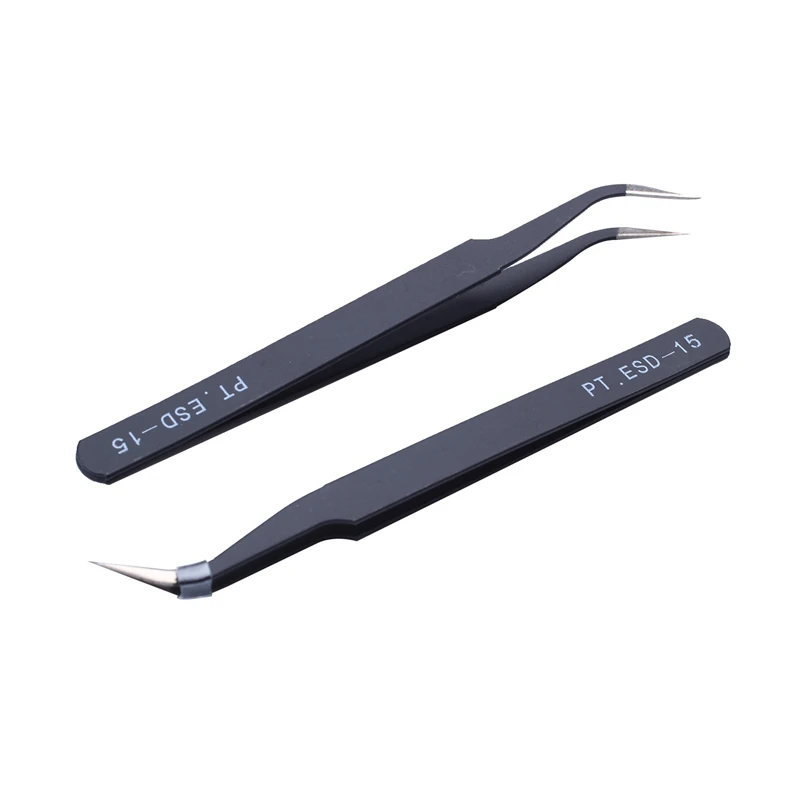 

Anti-Magnetic Tweezers Antistatic Curves (2 Units, Stainless Steel)