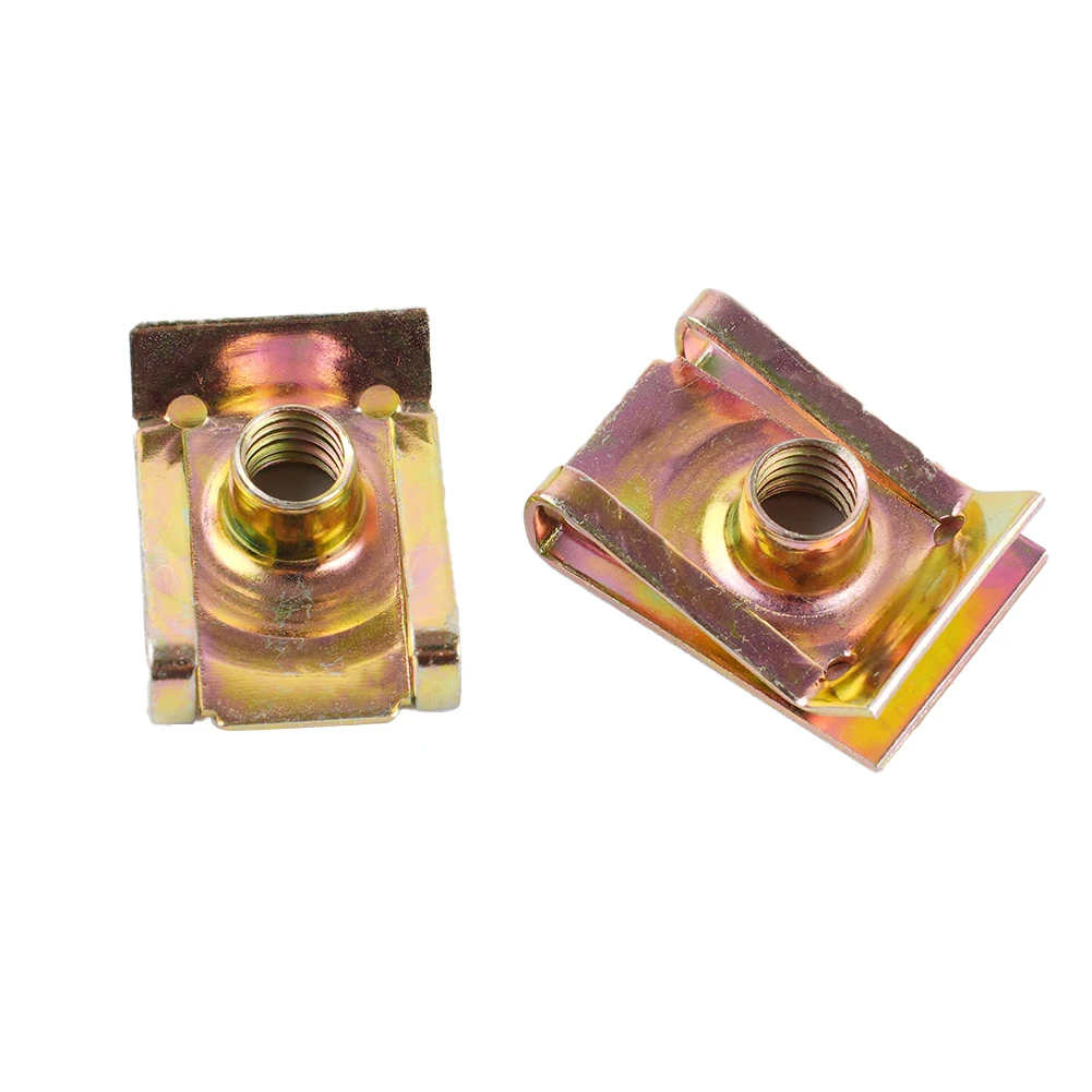 

Speed Clips Fairing Spire Fairing Parts Screw Nuts 10pcs 23.5x15.5mm 6mm Sportbike Zinc Plated Steel Universal