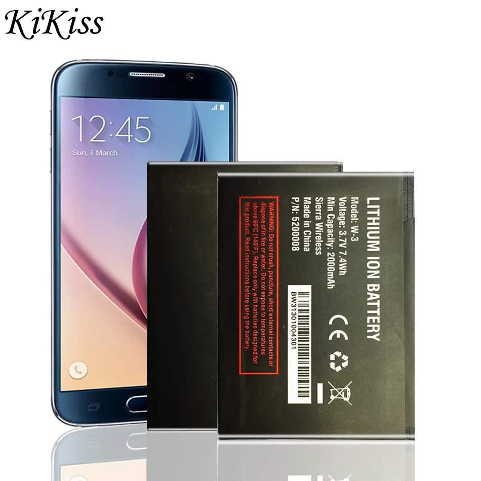 

W-3 для Netgear Sierra 760S 762S 763S 785S 2000mAh литий-ионный полимерный аккумулятор для Netgear Sierra 760S 762S 763S 785S