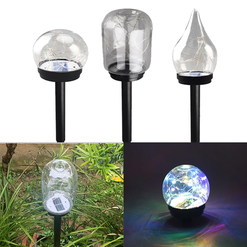 

Прозрачный абажур, освещение от солнечной энергии, освесветильник, новинка, светильник щение IP55, водонепроницаемое ландшафтное украшение д...