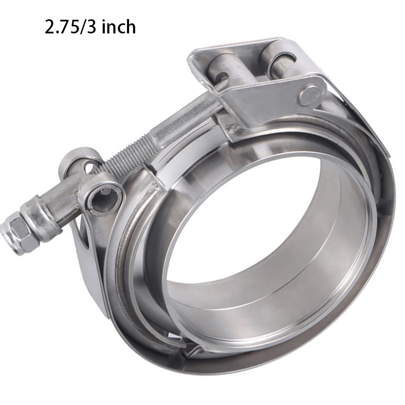 

Quick Release 2.75/3 Inch V Band Clamp with Flanges Stainless Steel for Turbo Downpipes Exhaust Systems