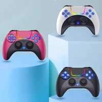 wireless gaming controller 6 axis bluetooth compatible gamepad for ps3 with headset jack rechargeable ps4 gaming controller
