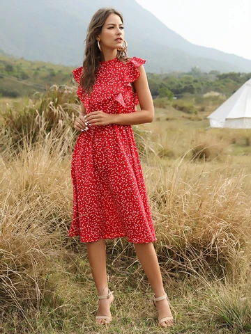 Женское платье Dozw цветочный принт