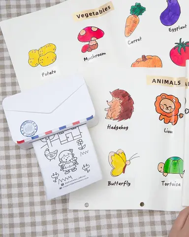 Клейкая термобумага Phomemo 107 мм 3 рулона