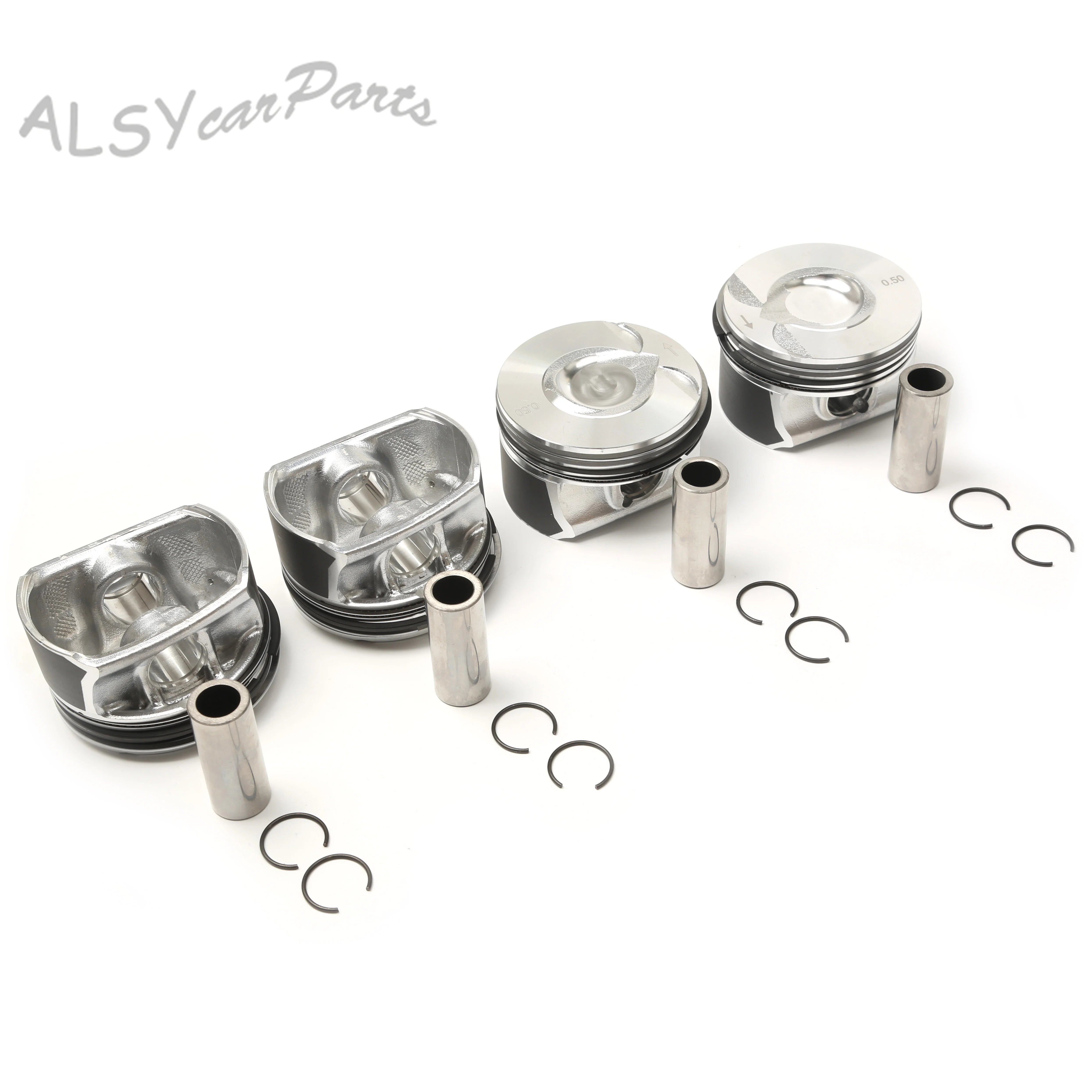 

Engine Oversized 0.5MM Pistons Assembly Set 11257576973 For BMW MINI John Cooper Works WC50 Clubman R55 LCI 1.6L 2010-2012