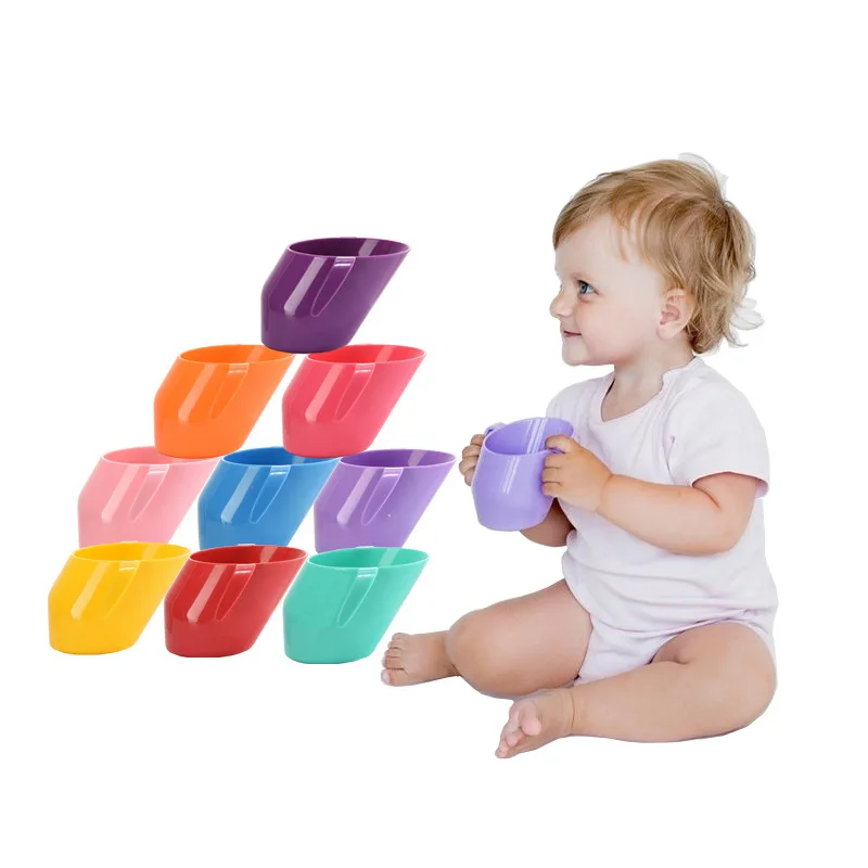 

Baby Oblique Cup Baby Oblique No-Spill Cup Open Training Cup Drinking Cup Mouthwash Toothbrush Cup Children's Cups