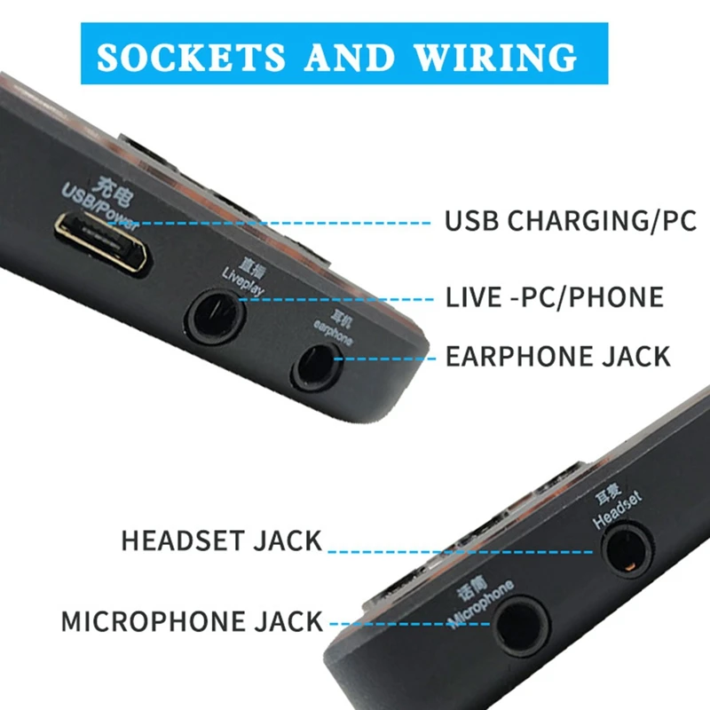 Универсальный голосовой преобразователь мини-звуковая карта несколько звуковых